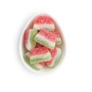 2500MG - THC WATERMELON SLICES - 50x 50MG - VEGAN/HALAL FRIENDLY
