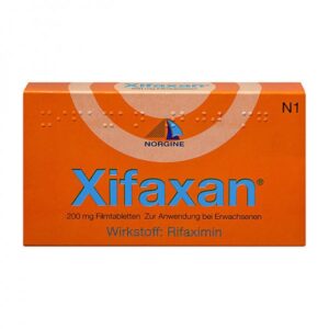 Xifaxanta 200mg NORGINE 9x film coated tablets (Rifaximin)Genuine UK PHARMA BEST Quality