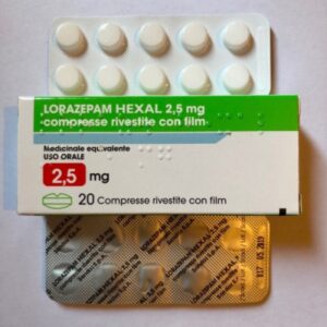 Lorazepam 2.5 mg X 30 pills. (Pharmacy)...USA - USA