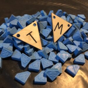 50x BLUE PUNISHER DUTCH XTC 200MG MDMA