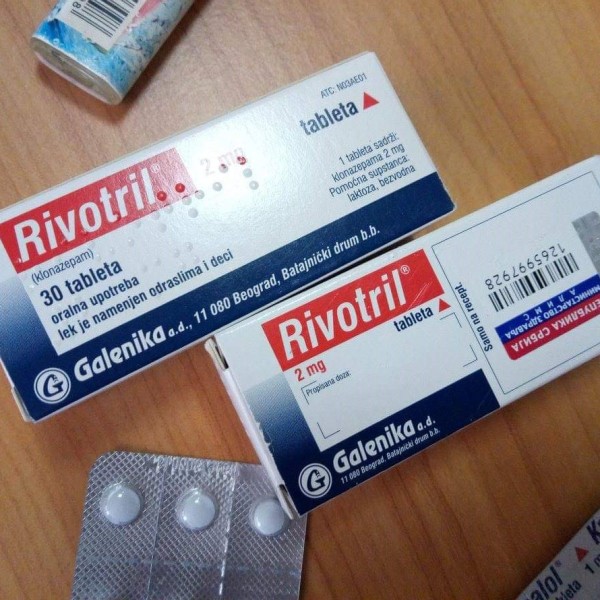 Eu- Rivotrail Clonazepam Galenika 2mg 30-180 tabs