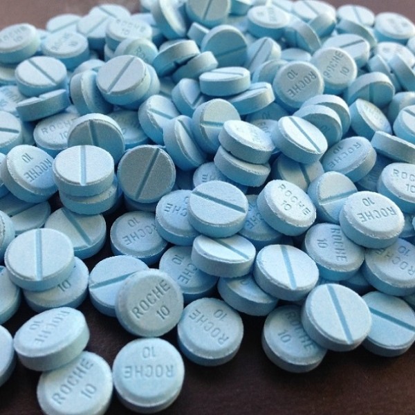 1000 x ROCHE 10mg Diazepam (Valium) pills