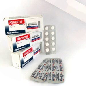 50 x Clonazepam / Rivotril ( 2mg ) by Galenika ( Klonopin )