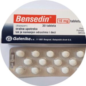 Eu- Valium Diazepam 10mg Bensedin Galenika 45-180 tabs