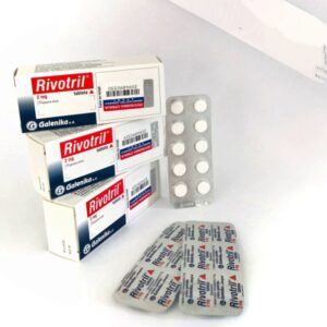 100 x Clonazepam / Rivotril ( 2mg ) by Galenika ( Klonopin )