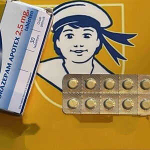 20x pills Lorazepam 2.5mg - Pharmacy Pressed - Worldwide Shipping!