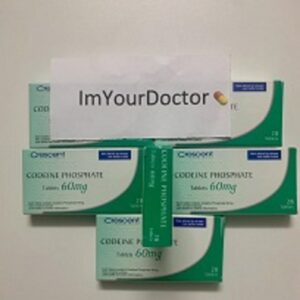 Codeine Phosphate 60mg CRESCENT x28 Tablets Genuine UK PHARMA BEST Quality