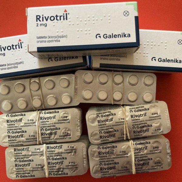 rivotril 2mg galenika (GER)10blister - 100 pills CLONAZEPAM