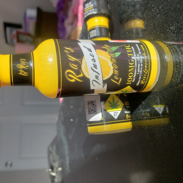 100mg THC Infused Drink Ray's Lemondade "Classic Lemon"