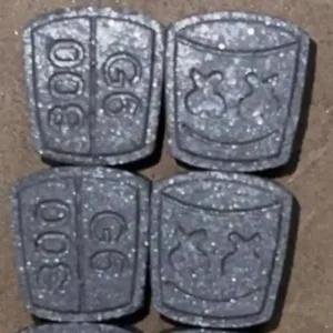 20ct XTC Black Marshmello 300 MG G6 Ecstasy Pill