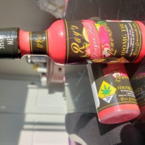 100mg THC Infused Drink Ray's Lemondade "Dragon Fruit"