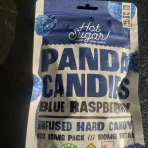 100mg THC 10pc Hard Candy "Blue Raspberry"