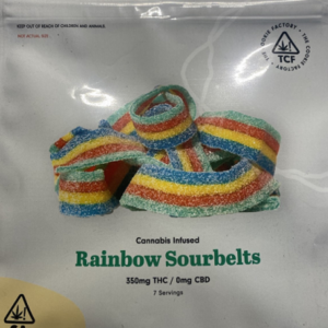 2x Rainbow Sourbelts