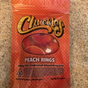 1x Medicated "Chuckles" Peach Rings