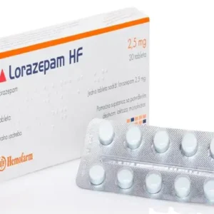 +EUROPE RETAIL+ TAVOR Lorazepam 2.5mg 100 PILLS