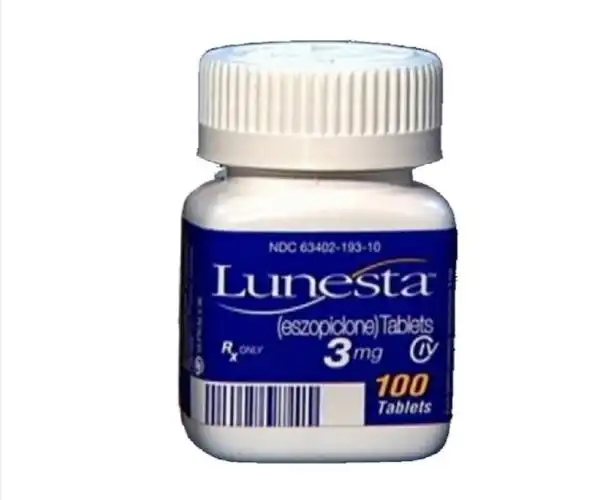 US to US Eszopiclone Lunesta 3mg 100 Tabs