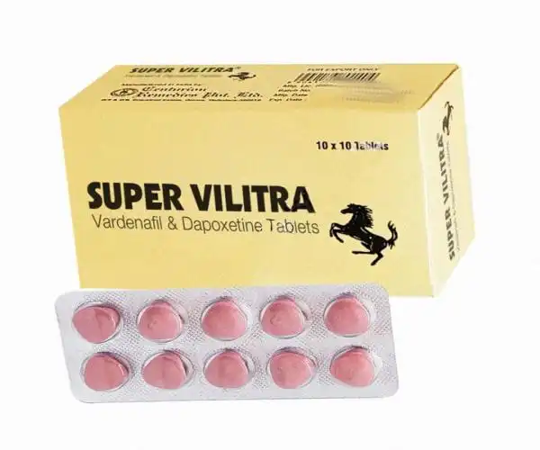 super vilitra (vardenafil and dapoxetine) 50 tabs
