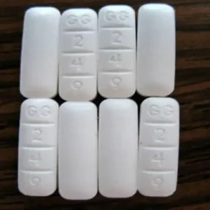 3,000 White Replica Xanax Stamp GG249