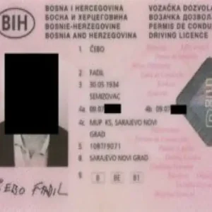 Buy Bosnia and Herzegovina Driver License