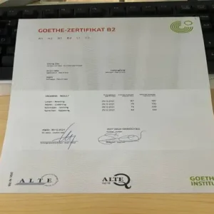 LANGUAGE CERTIFICATES: ENGLISH GERMAN, ZERTIFIKATE