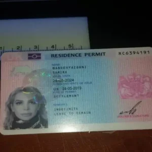 Resident Permit For UK