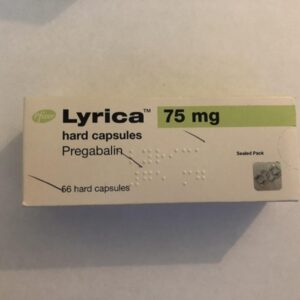 Pregabalin 75mg PFIZER x56 Hard Capsules Genuine UK PHARMA BEST Quality