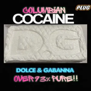 93% DOLCE & GABBANA: COLUMBIAN COCAINE 3.5G