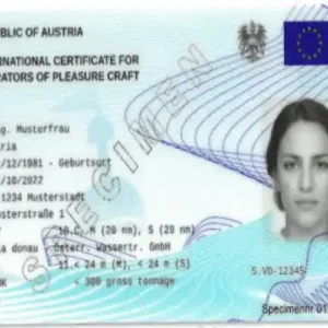 Buy Austrian Boat License