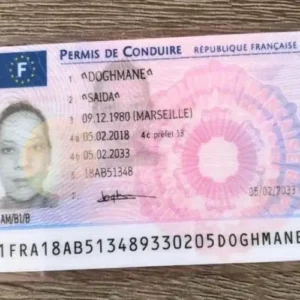 Buy French Driver License