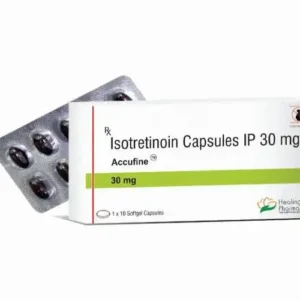 accufine 30mg (generic isotretinoin) 100 capsules